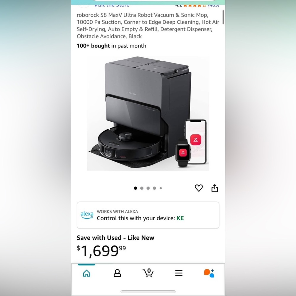 Brand New Powerful robot vacuum and mop